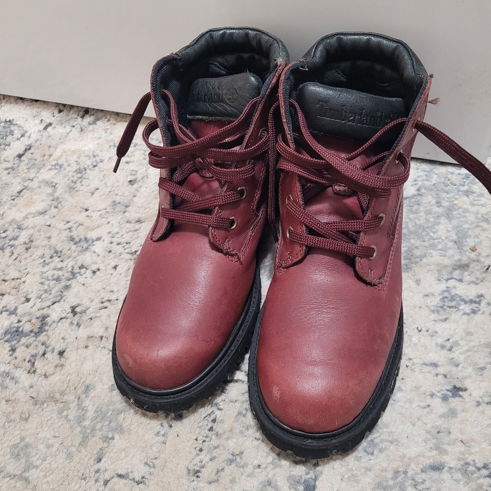 Womens Maroon Timberland Boot